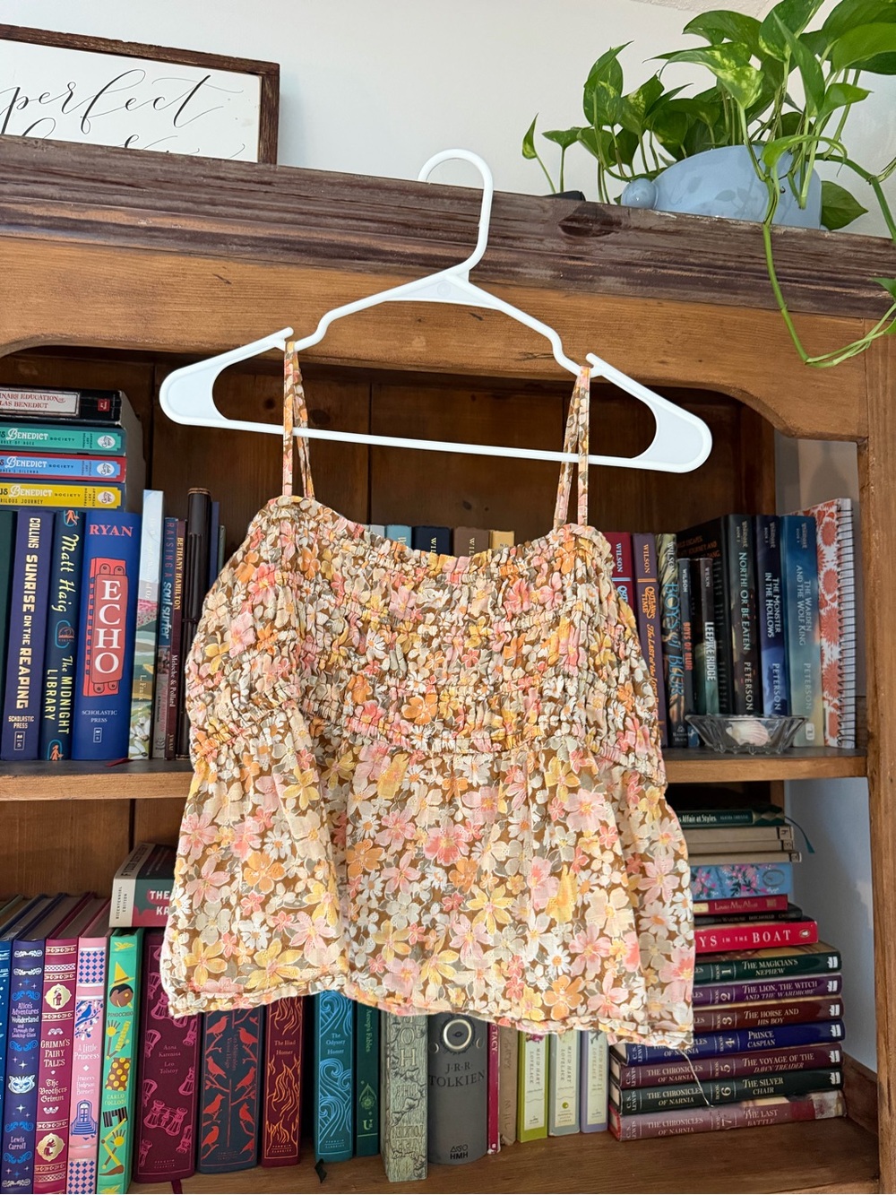American Eagle Floral Tank Top